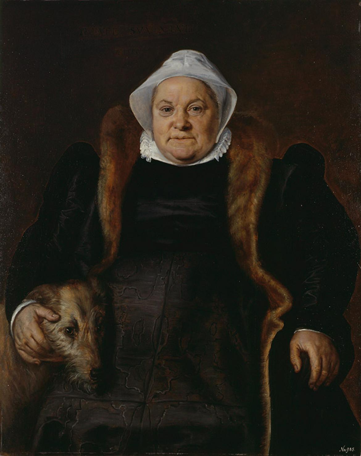 Frans FLORIS Portrait de dame âgée 