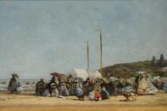 Boudin La Plage de Trouville 